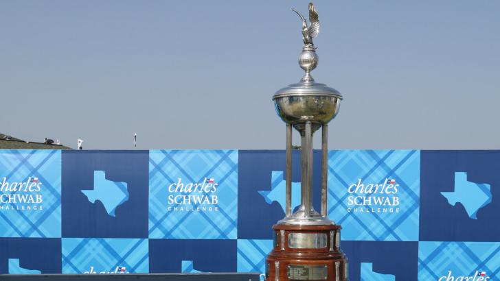 The Charles Schwab Challenge trophy